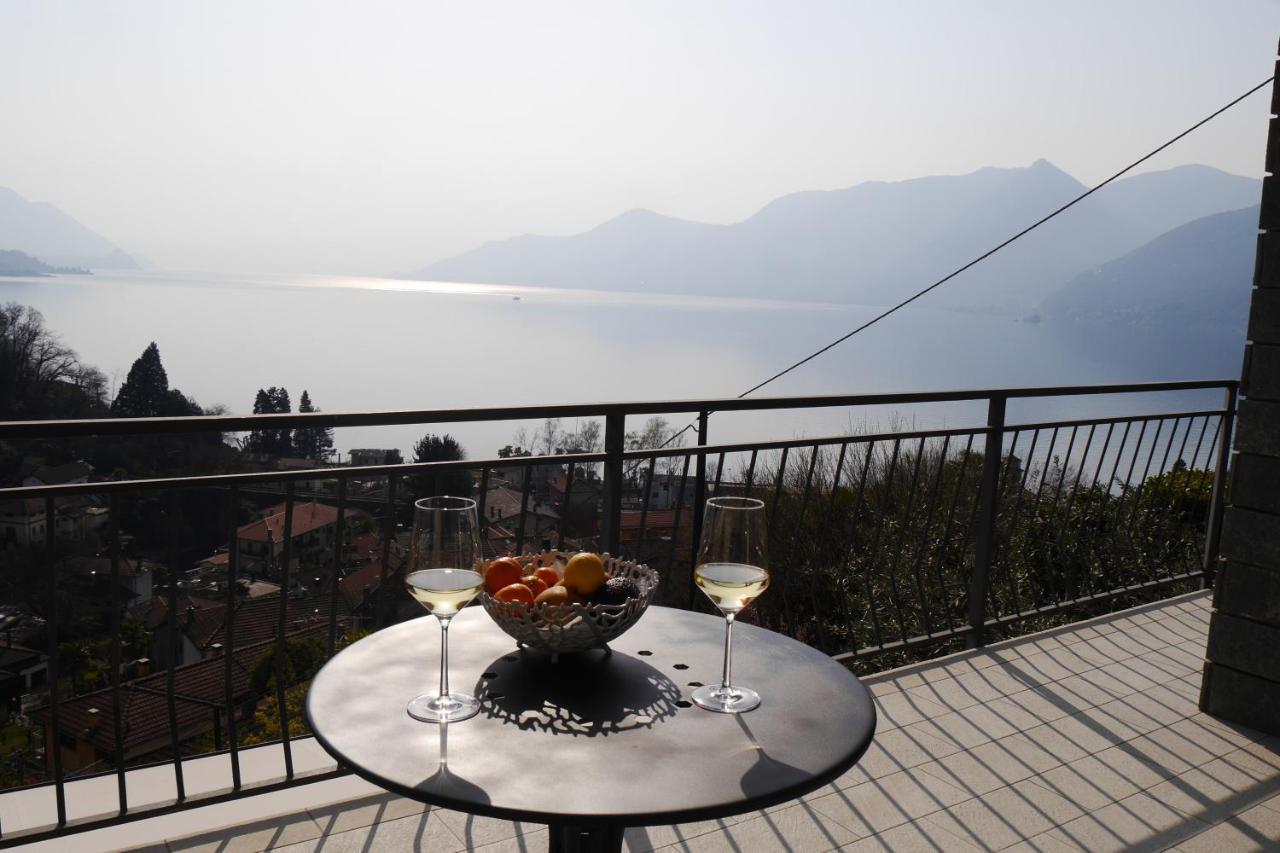 Casa Colmegna Mit Traumhaften See- Und Bergblick Luino Exterior foto